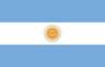 Country flag of Argentine